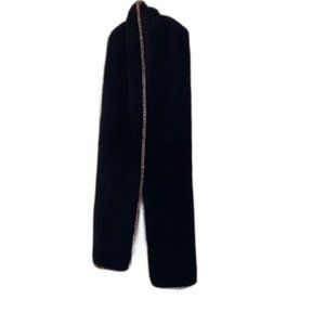 Jenni Faux Fur Scarf Black